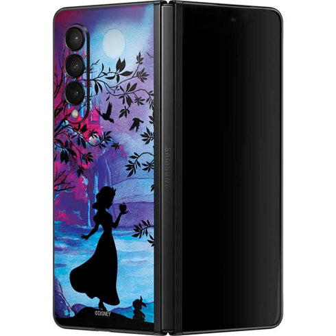 Disney Snow White Enchanted Forest Silhouette Galaxy Z Fold3 5G Skin