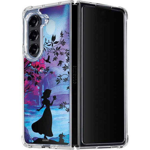 Disney Snow White Enchanted Forest Silhouette Galaxy Z Fold5 5G Clear Case