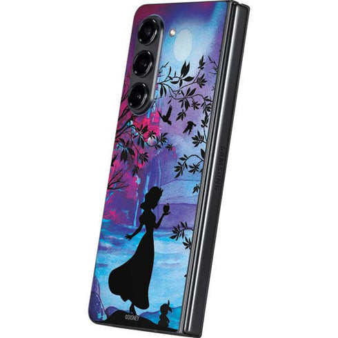 Disney Snow White Enchanted Forest Silhouette Galaxy Z Fold5 5G Skin