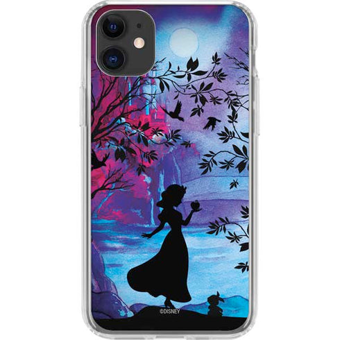 Disney Snow White Enchanted Forest Silhouette iPhone 11 Clear Case