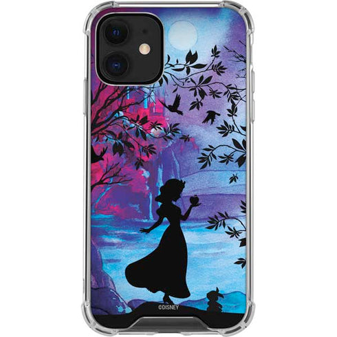 Disney Snow White Enchanted Forest Silhouette iPhone 12 Mini Clear Case