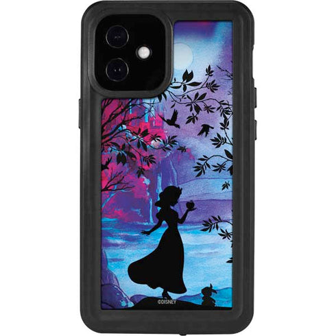 Disney Snow White Enchanted Forest Silhouette iPhone 12 Mini Waterproof Case