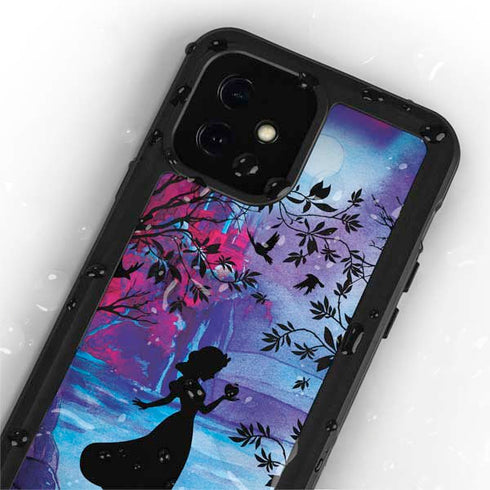Disney Snow White Enchanted Forest Silhouette iPhone 12 Mini Waterproof Case