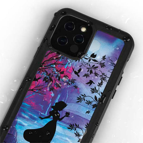 Disney Snow White Enchanted Forest Silhouette iPhone 12 Pro Waterproof Case