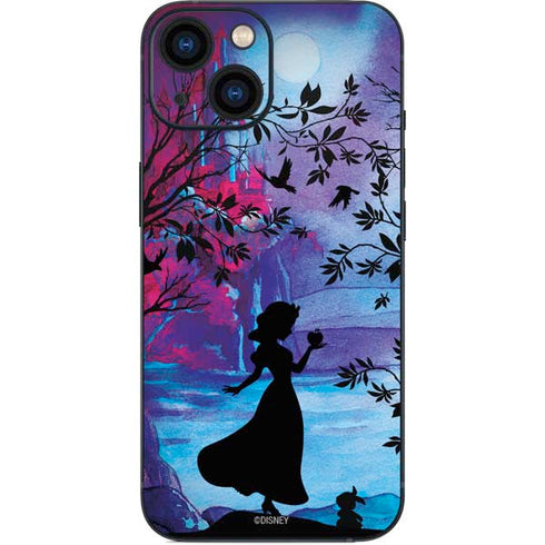 Disney Snow White Enchanted Forest Silhouette iPhone 13 Mini Skin