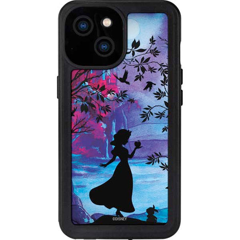 Disney Snow White Enchanted Forest Silhouette iPhone 13 Mini Waterproof Case
