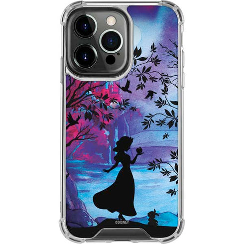 Disney Snow White Enchanted Forest Silhouette iPhone 13 Pro Clear Case