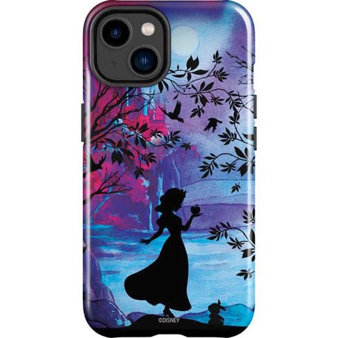 Disney Snow White Enchanted Forest Silhouette iPhone 14 Plus Impact Case