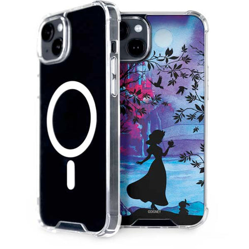 Disney Snow White Enchanted Forest Silhouette iPhone 15 MagSafe Case