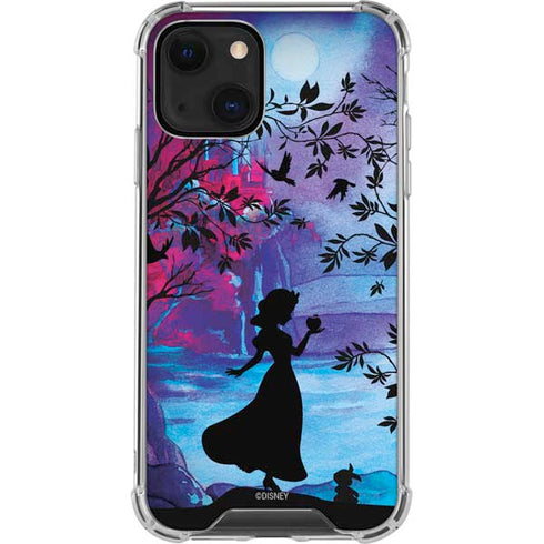 Disney Snow White Enchanted Forest Silhouette iPhone 14 Plus Clear Case