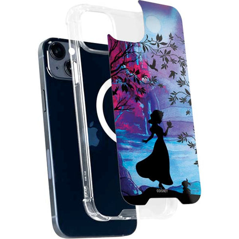Disney Snow White Enchanted Forest Silhouette iPhone 14 Plus MagSafe Case