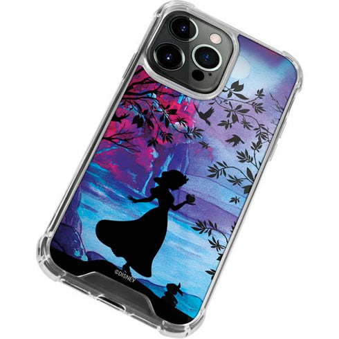 Disney Snow White Enchanted Forest Silhouette iPhone 15 Pro Clear Case