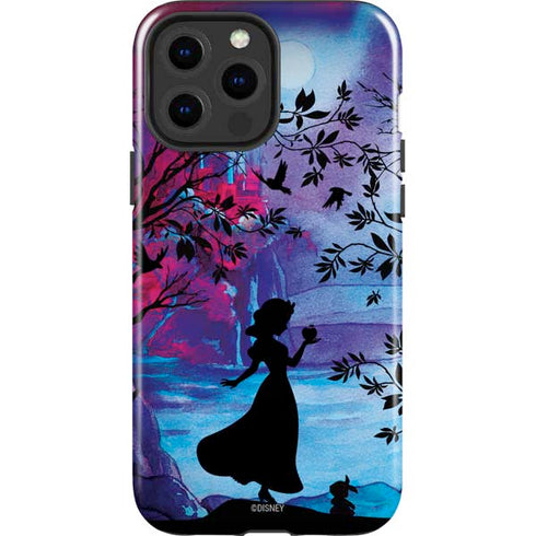 Disney Snow White Enchanted Forest Silhouette iPhone 15 Pro Max Impact Case