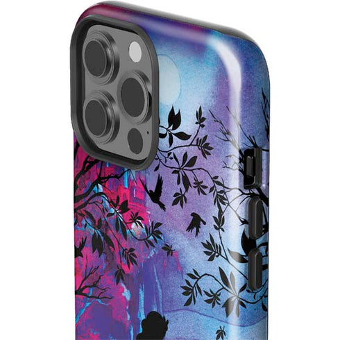 Disney Snow White Enchanted Forest Silhouette iPhone 15 Pro Max Impact Case