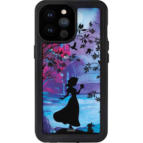 Disney Snow White Enchanted Forest Silhouette iPhone 14 Pro Max Waterproof Case