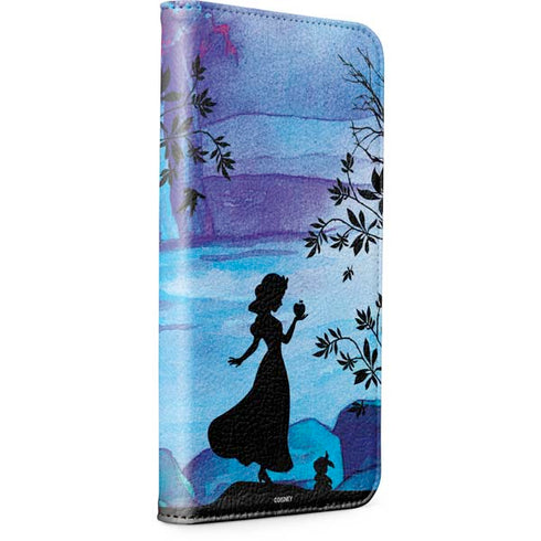 Disney Snow White Enchanted Forest Silhouette iPhone 15 Plus Folio Case