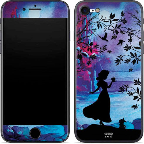 Disney Snow White Enchanted Forest Silhouette iPhone 8 Skin