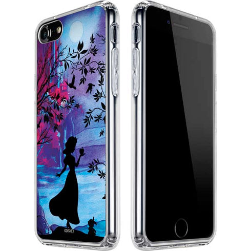 Disney Snow White Enchanted Forest Silhouette iPhone SE (2nd & 3rd Gen) Clear Case