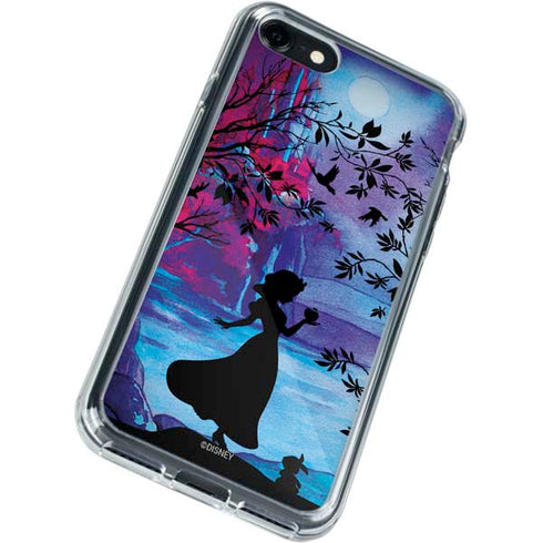 Disney Snow White Enchanted Forest Silhouette iPhone SE (2nd & 3rd Gen) Clear Case