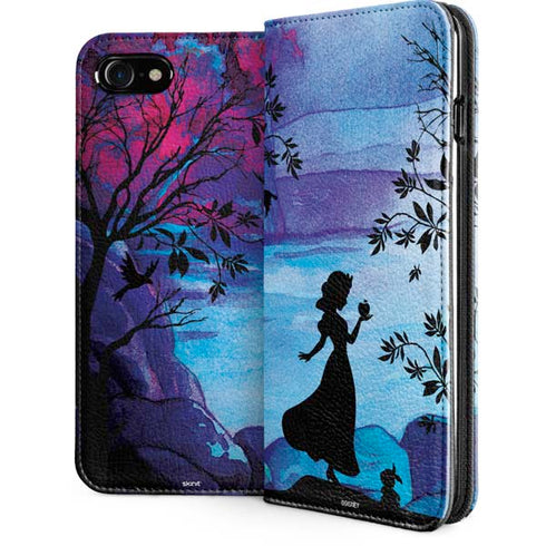 Disney Snow White Enchanted Forest Silhouette iPhone SE (2nd & 3rd Gen) Folio Case