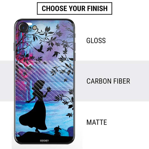 Disney Snow White Enchanted Forest Silhouette iPhone SE (2nd & 3rd Gen) Skin