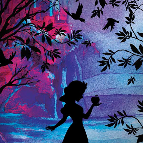 Disney Snow White Enchanted Forest Silhouette iPhone X Skin