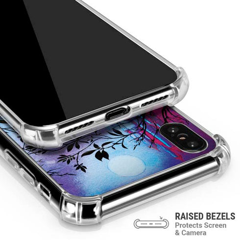 Disney Snow White Enchanted Forest Silhouette iPhone XS Max Clear Case