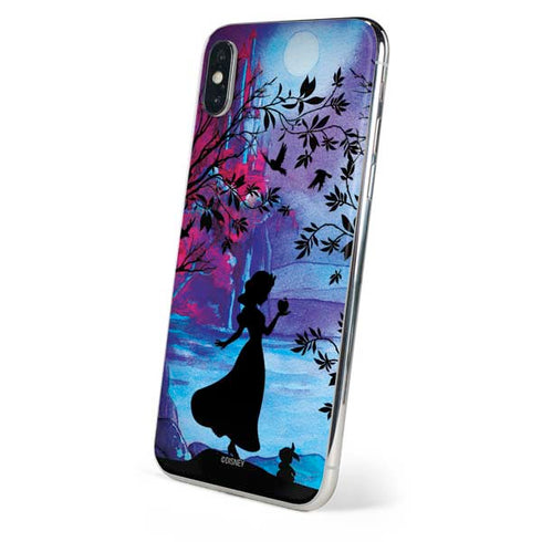 Disney Snow White Enchanted Forest Silhouette iPhone XS Skin