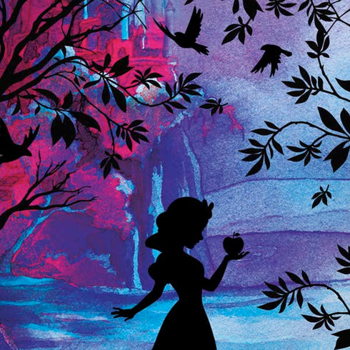 Disney Snow White Enchanted Forest Silhouette iPhone XS Skin