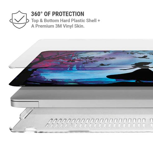 Disney Snow White Enchanted Forest Silhouette MacBook Air 15in (2023-2025) Case plus Skin