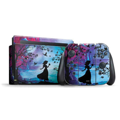 Disney Snow White Enchanted Forest Silhouette Nintendo Switch Bundle Skin