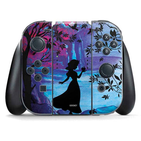 Disney Snow White Enchanted Forest Silhouette Nintendo Switch (2017-2021) Joy-Con Controller Skin