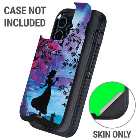 Disney Snow White Enchanted Forest Silhouette Otterbox Defender iPhone Skin