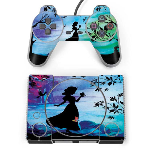 Disney Snow White Enchanted Forest Silhouette PlayStation Classic Bundle Skin