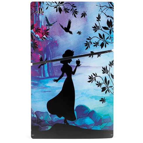 Disney Snow White Enchanted Forest Silhouette PS5 Slim Disk Bundle Skin