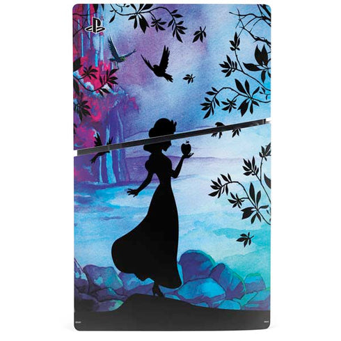 Disney Snow White Enchanted Forest Silhouette PS5 Slim Digital Edition Bundle Skin