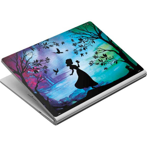 Disney Snow White Enchanted Forest Silhouette Surface Book Skin