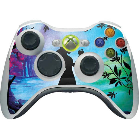 Disney Snow White Enchanted Forest Silhouette Xbox 360 Wireless Controller Skin