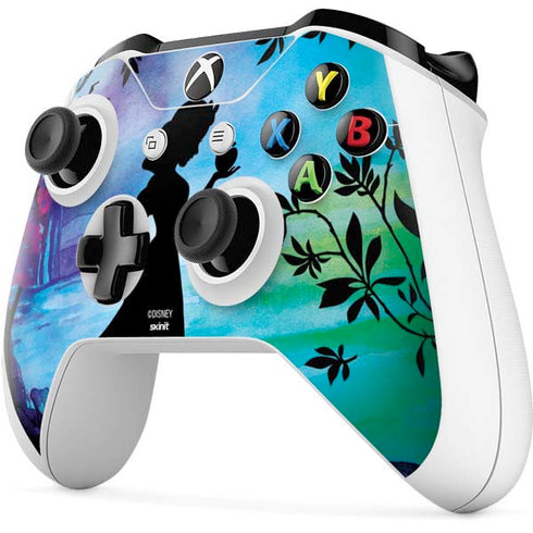 Disney Snow White Enchanted Forest Silhouette Xbox One S Controller Skin