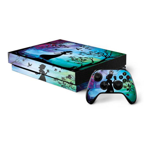 Disney Snow White Enchanted Forest Silhouette Xbox One X Bundle Skin