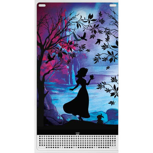 Disney Snow White Enchanted Forest Silhouette Xbox Series S Console Skin