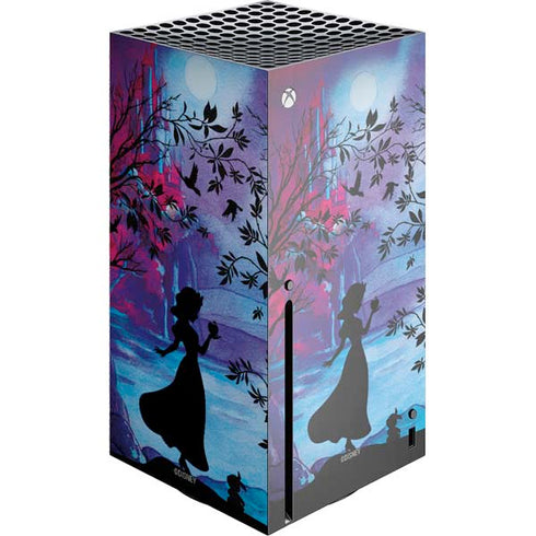 Disney Snow White Enchanted Forest Silhouette Xbox Series X Console Skin