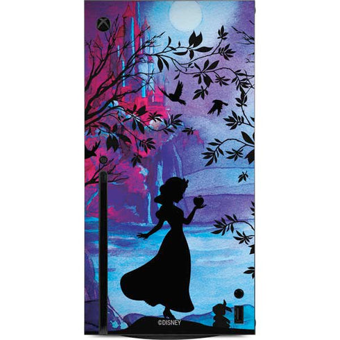 Disney Snow White Enchanted Forest Silhouette Xbox Series X Console Skin