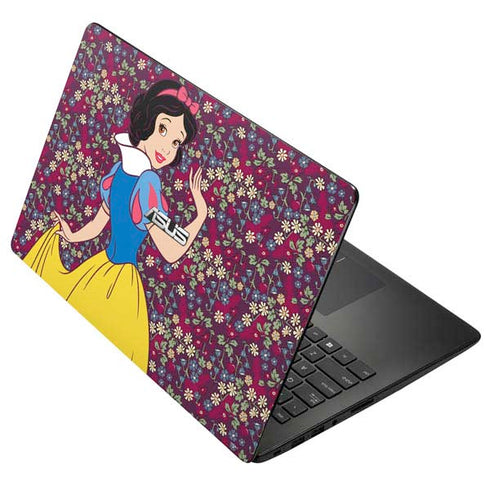 Disney Snow White Character with Floral Pattern Asus X502CA 15.6 Skin
