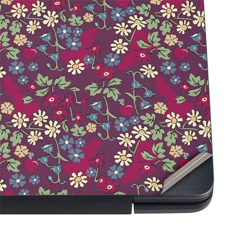 Disney Snow White Character with Floral Pattern Dell Vostro Skin