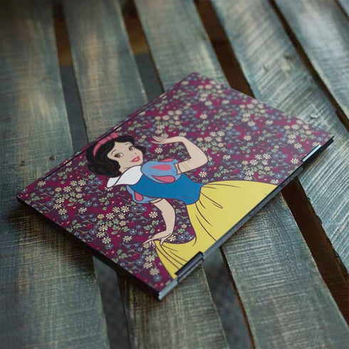 Disney Snow White Character with Floral Pattern HP Envy Skin