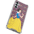 Disney Snow White Character with Floral Pattern Galaxy A13 5G Clear Case