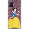 Disney Snow White Character with Floral Pattern Galaxy A51 5G Clear Case