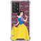 Disney Snow White Character with Floral Pattern Galaxy A52 5G Clear Case