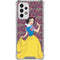 Disney Snow White Character with Floral Pattern Galaxy A53 5G Clear Case